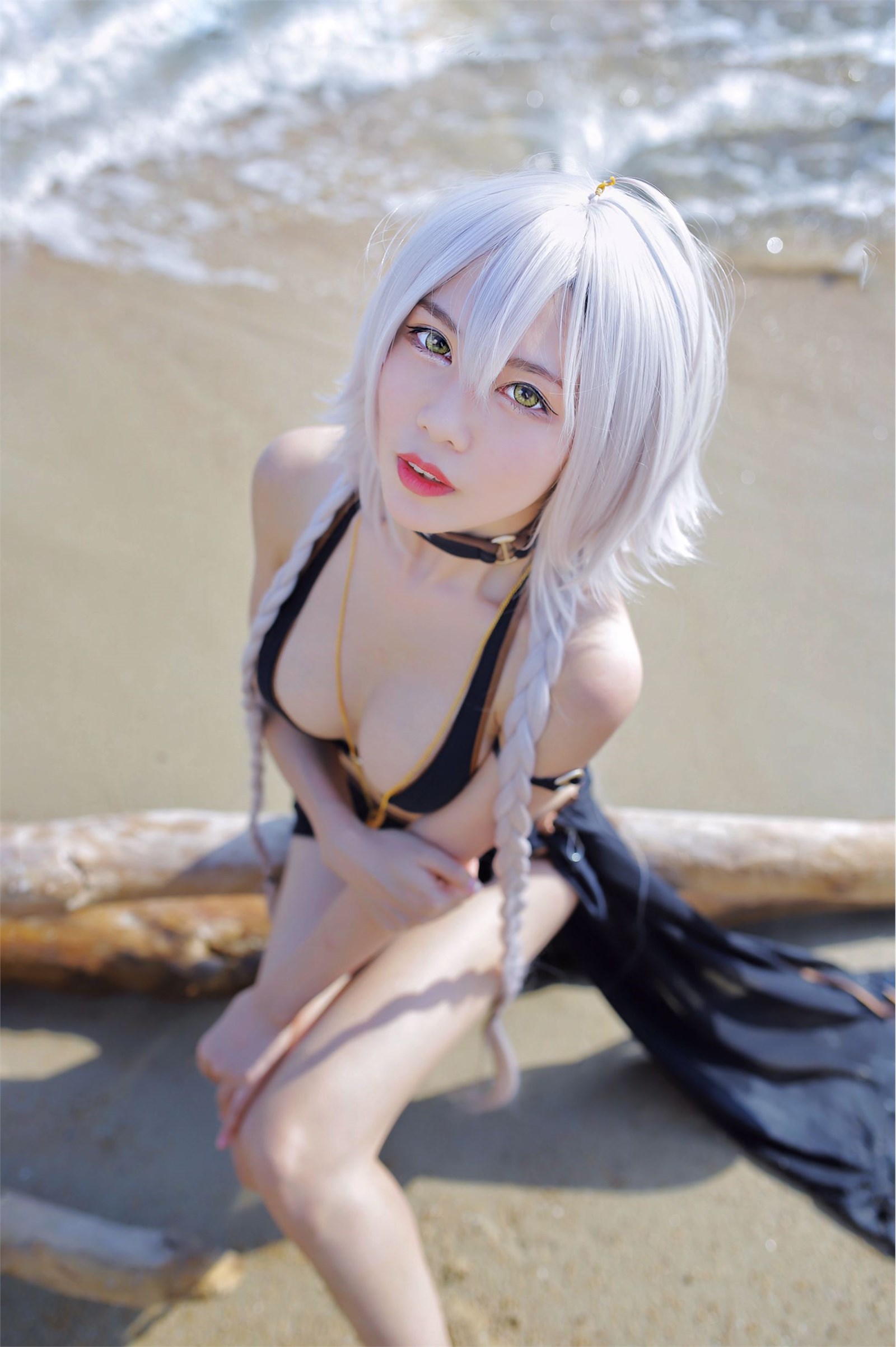 Channiang Lishi no.046 black Joan of arc swimsuit(7)